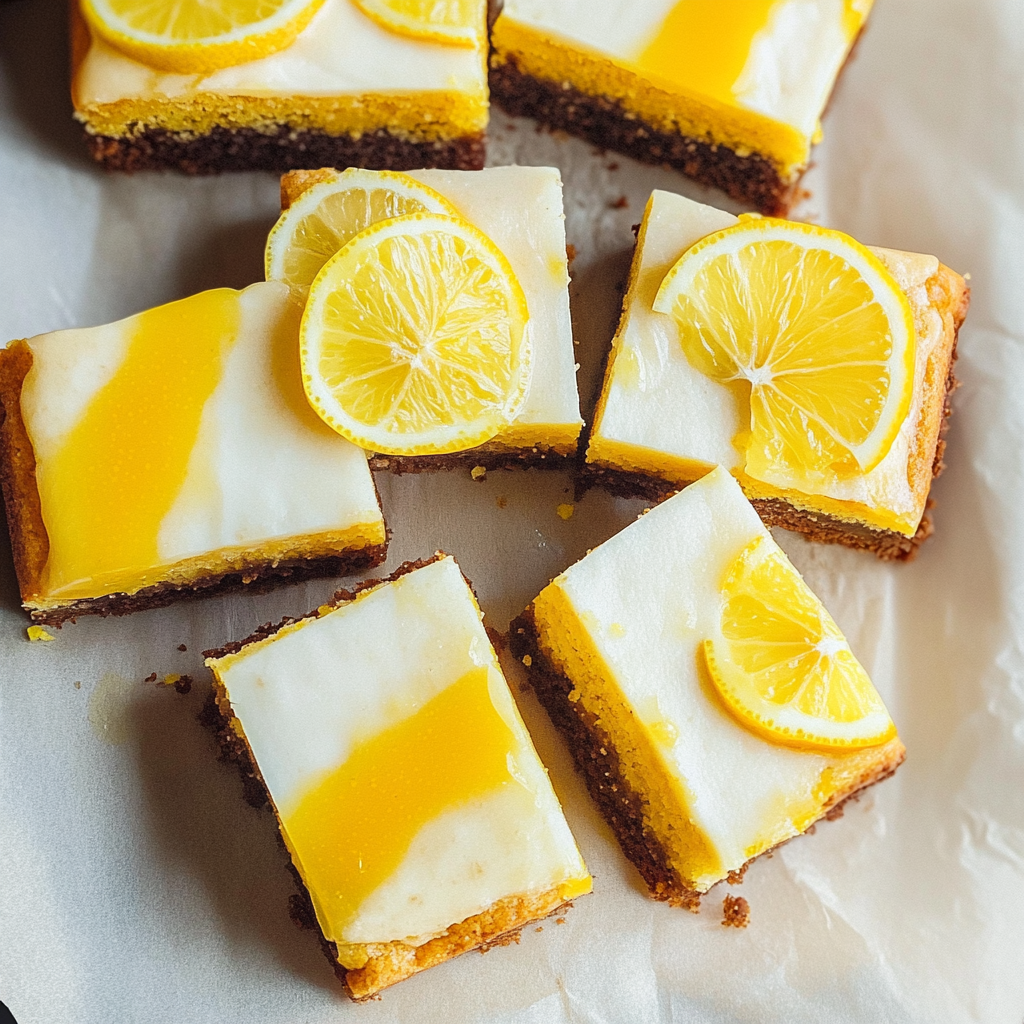 Best Lemon Brownies Recipe | Bright & Fudgy Citrus Bars
