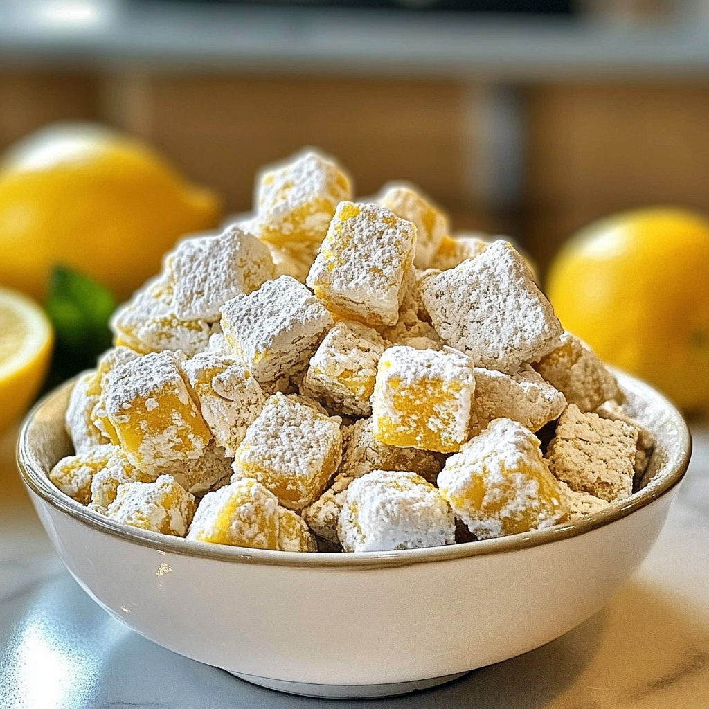 Zesty Lemonade Puppy Chow Snack Recipe