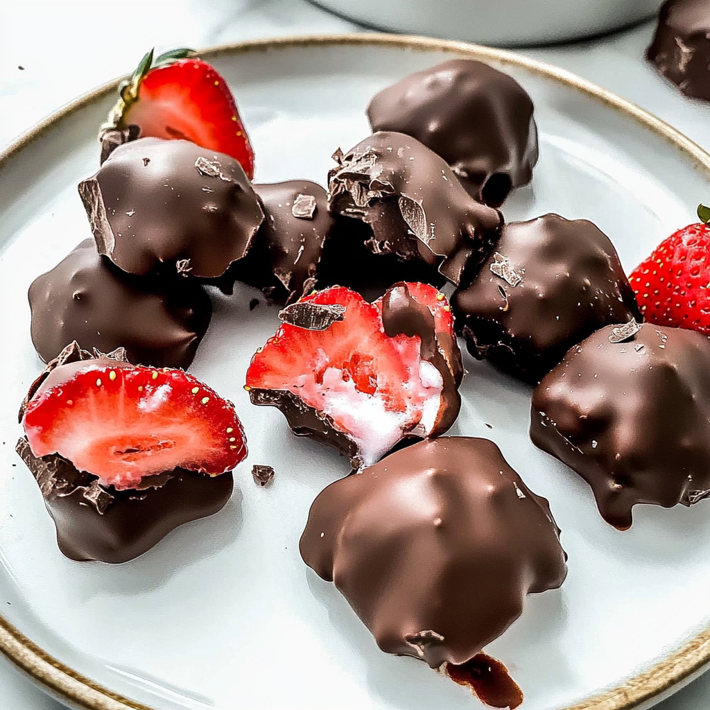 Chocolate Strawberry Yogurt Clusters Recipe