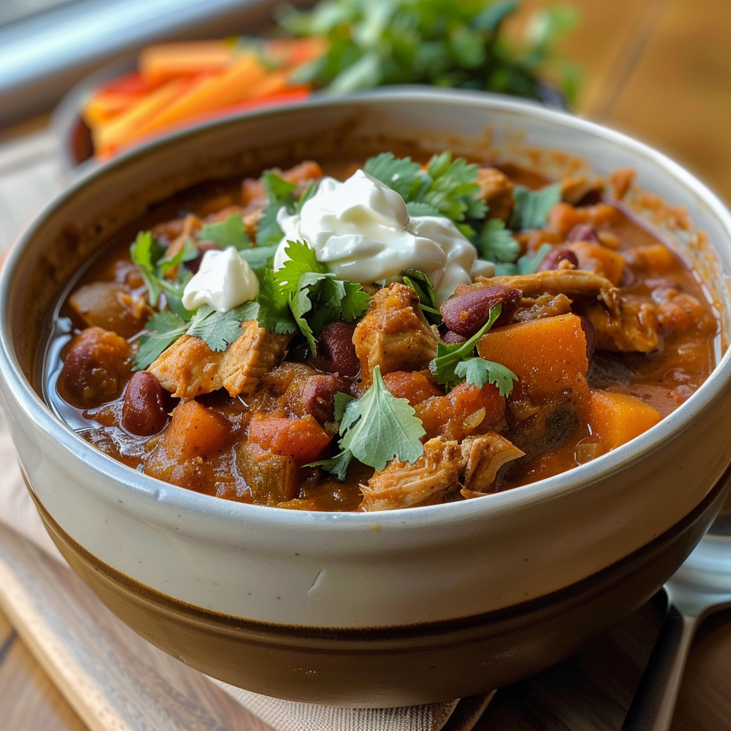 Easy Pumpkin Chicken Chili