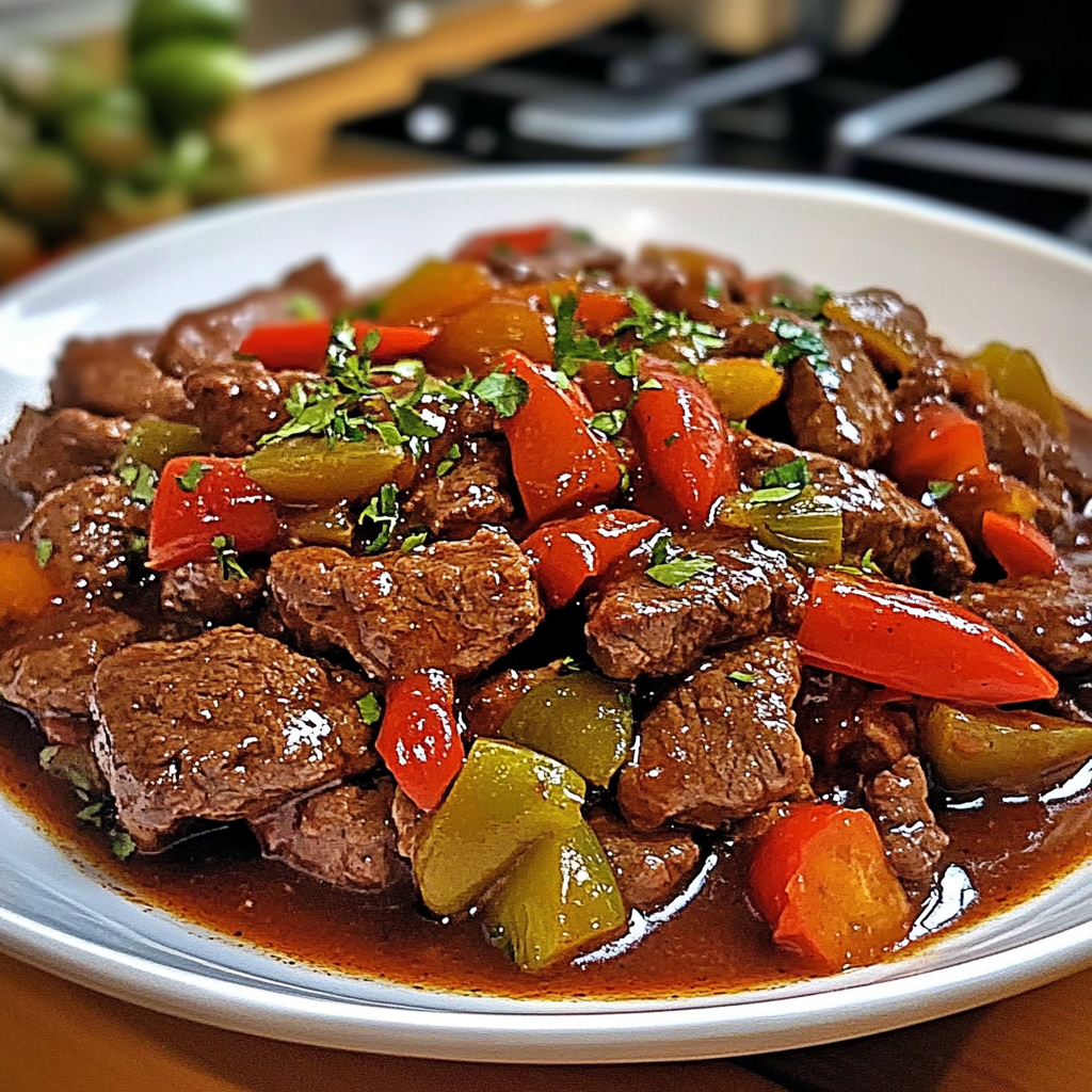 Pepper Steak in a Crock Pot