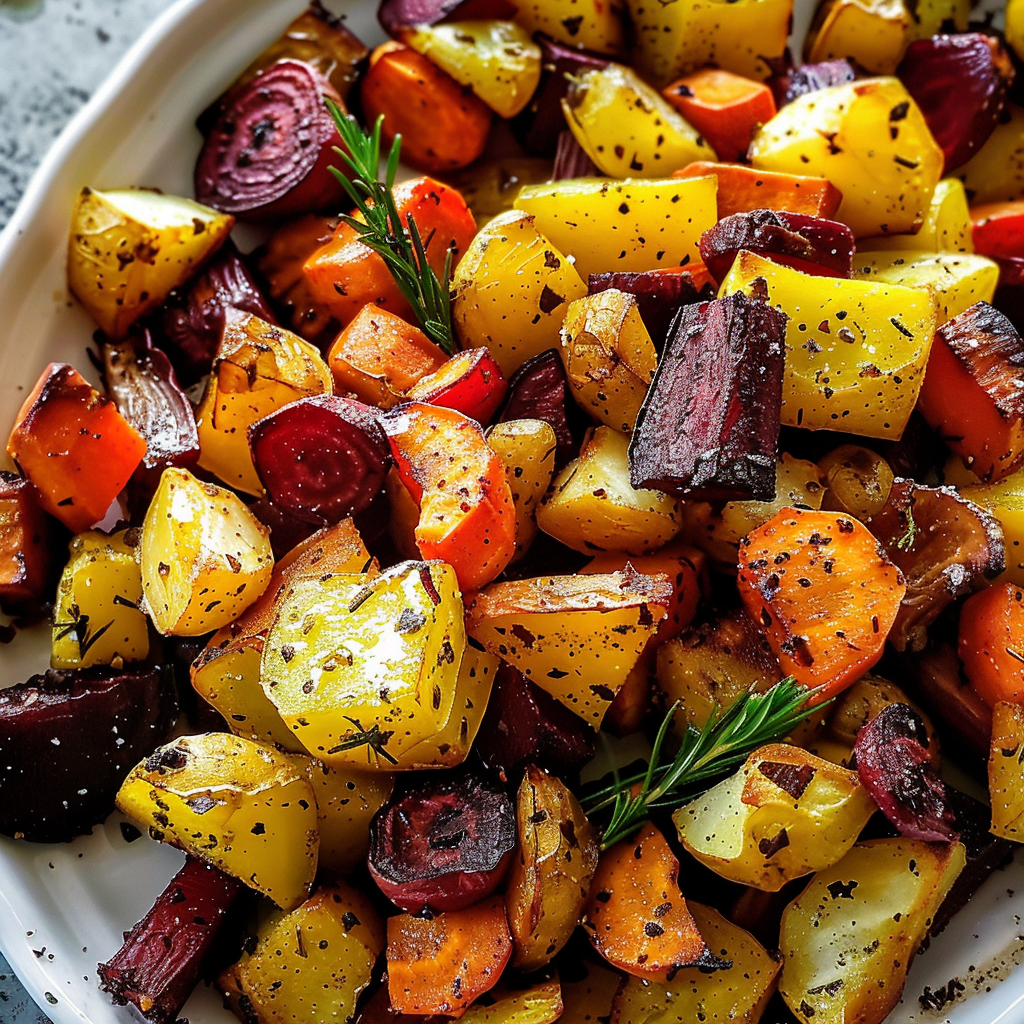 Roasted Root Vegetables Thanksgiving Recipe